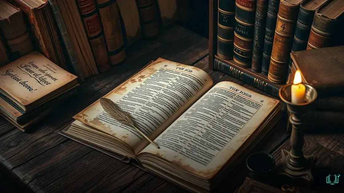 book of job literary analysis