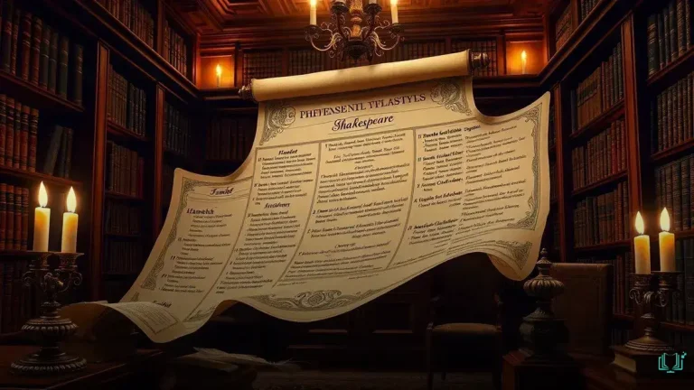 order of shakespeare plays